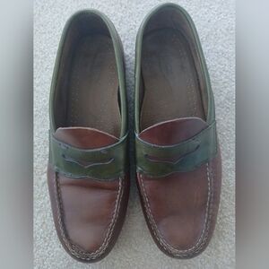 Vintage G.H. Bass & Co. Men's Weejuns Brown Leather Penny Loafers - Size 10D FL